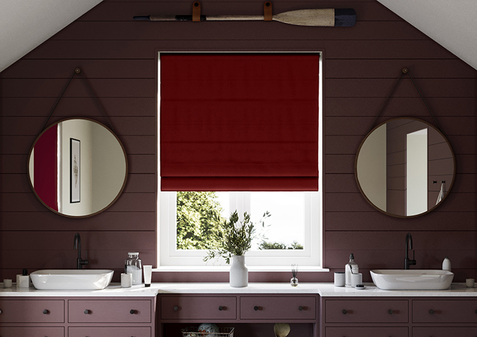 Windermere, Merlot - Twist&Fit Roman Blind - Image 3